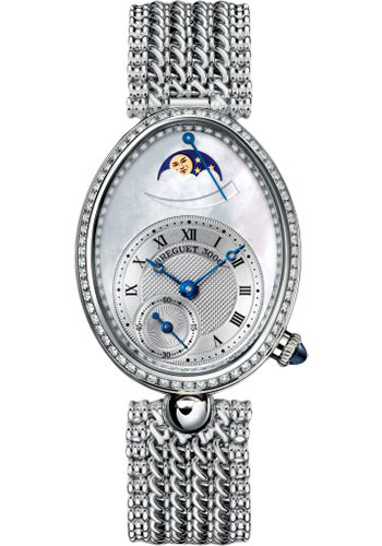 Breguet Reine de Naples 8908 - White Gold Case - Mother-Of-Pearl Dial - Bracelet