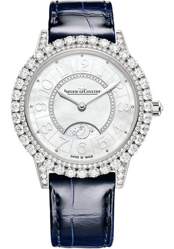 Jaeger-LeCoultre Dazzling Rendez-Vous Night & Day - White Gold Case - Diamond Bezel - White Dial